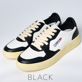 [GIRLS GOOB] CORPS Men's Casual Comfort Sneakers, Classic Fashion Shoes, Synthetic Leather - Made in KOREA
